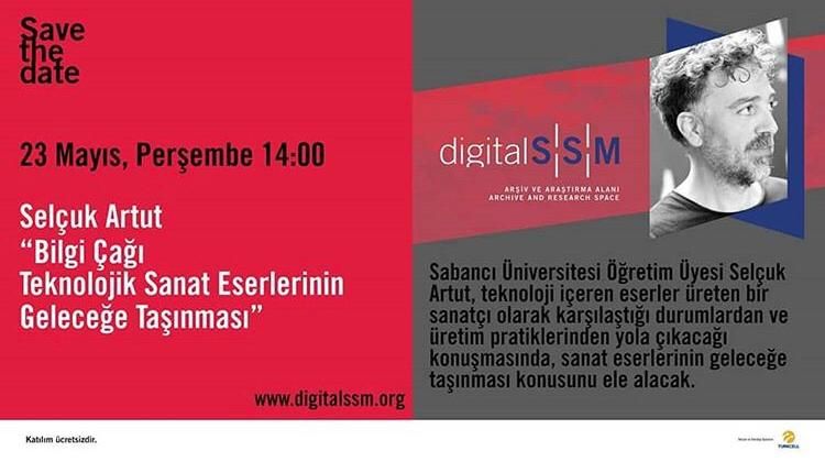 26/06/2019 - Selçuk Artut at digitalSSM, digital archive platform of Sakıp Sabancı Museum, Istanbul